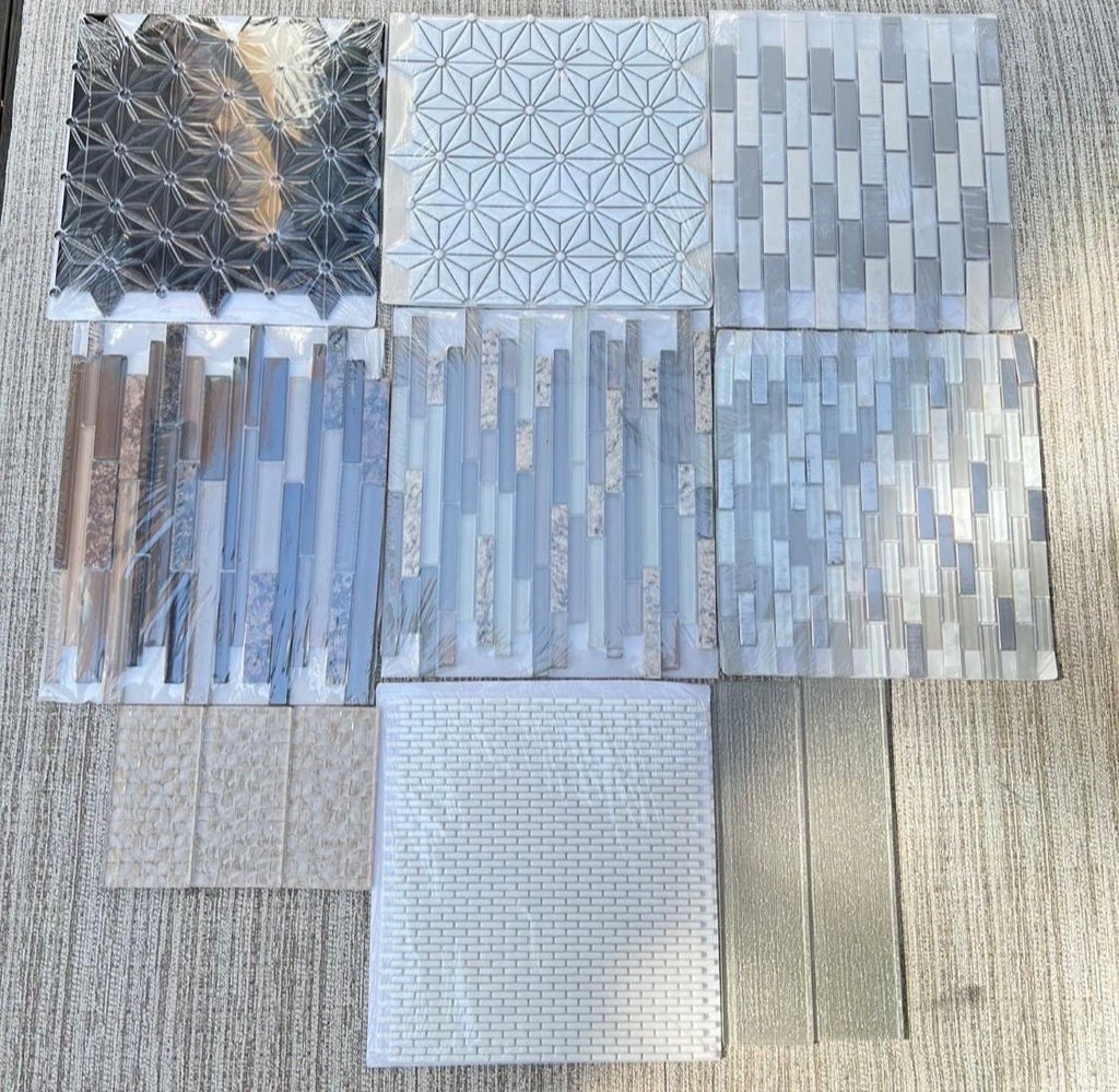 Grain Textured Glass Tile