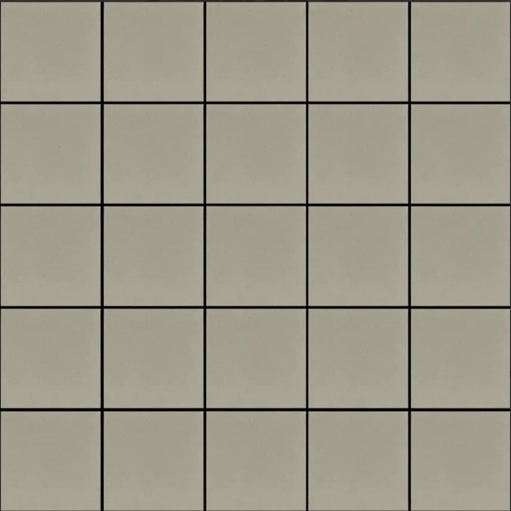 6"x6" Quarry Tile- Grey Matte