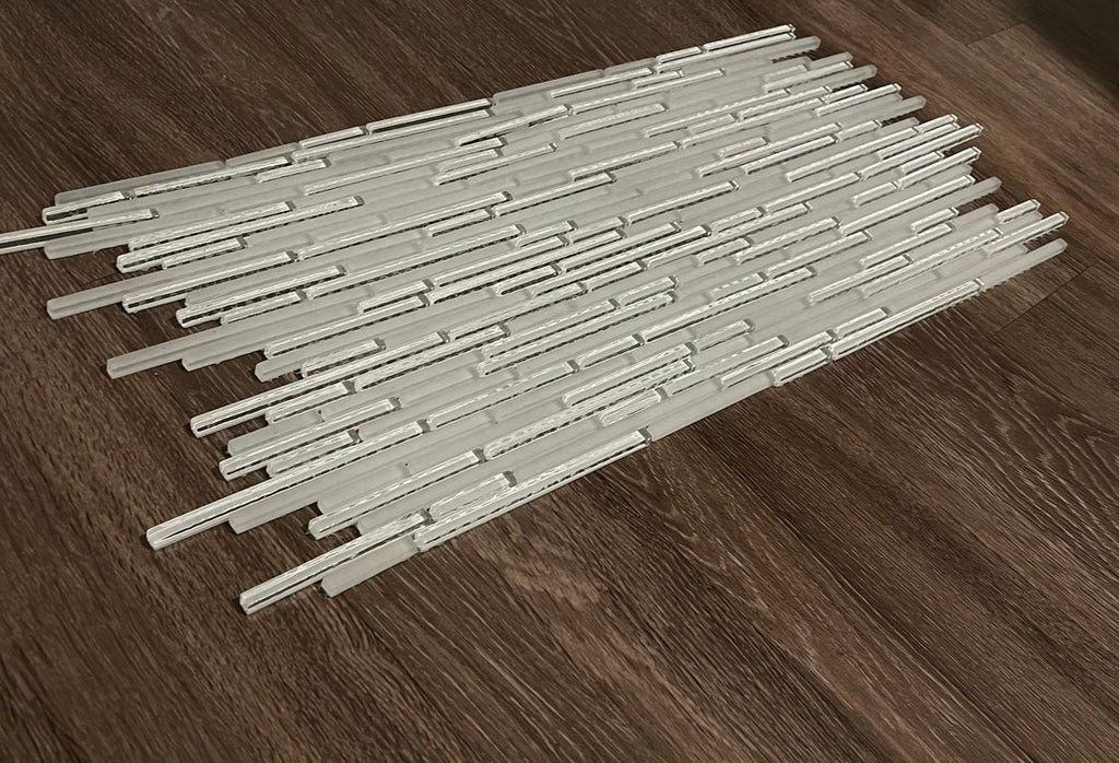 White Linear Mosaic