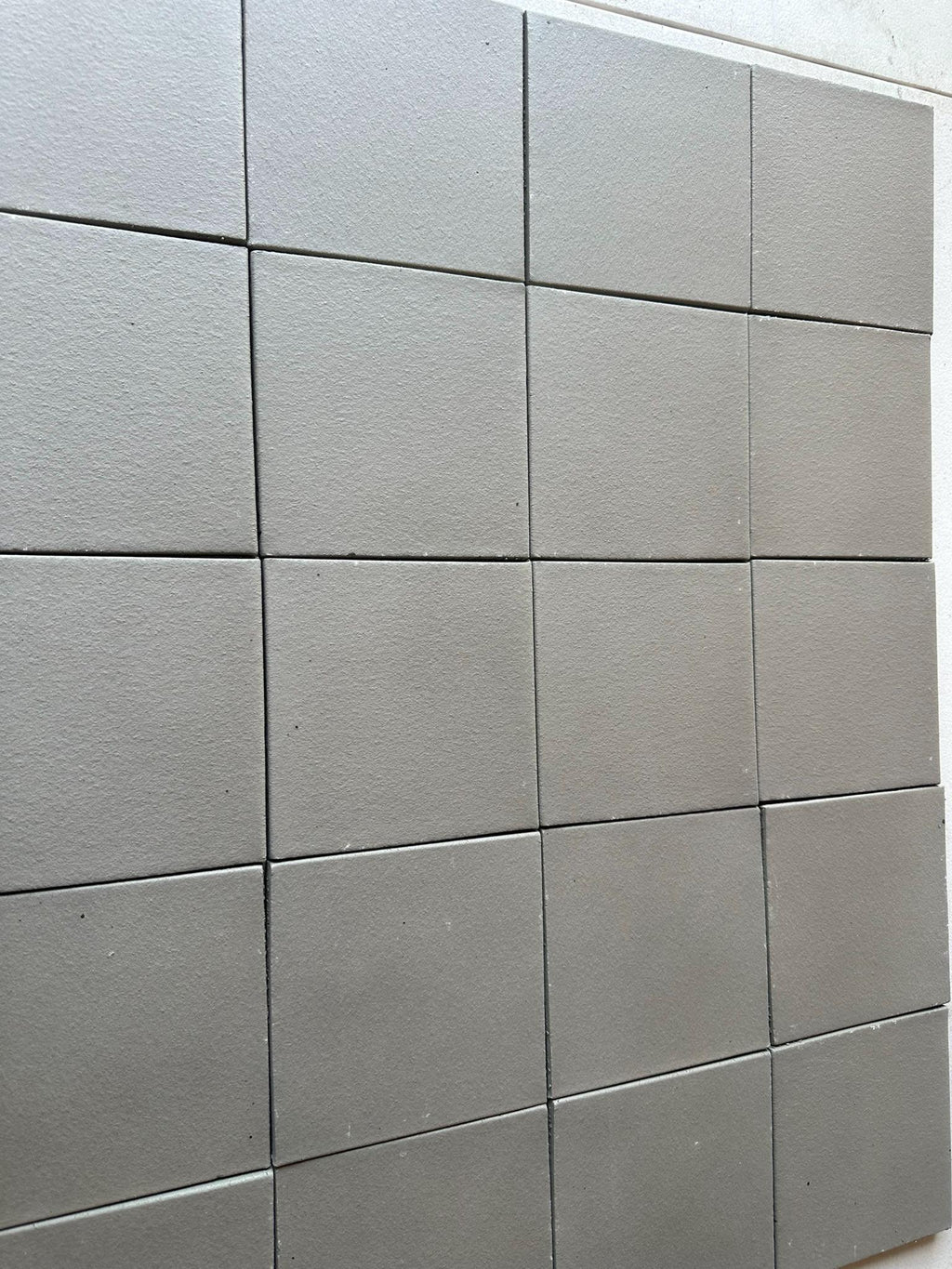 6"x6" Quarry Tile- Grey Matte
