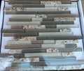 Desert Gold Granite Stone & Glass Mix Mosaic