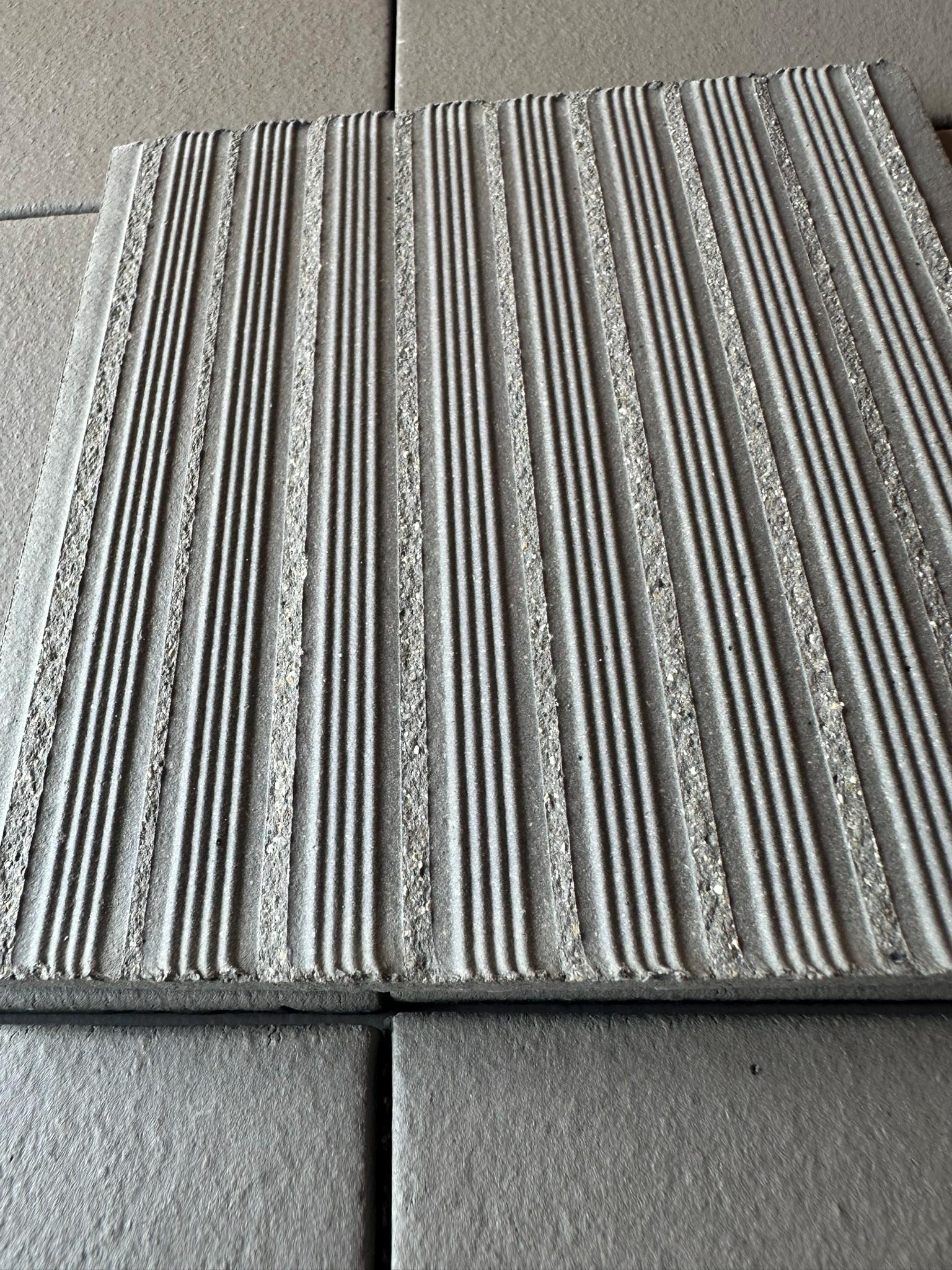 6"x6" Quarry Tile- Grey Matte