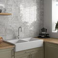 Porcelain Subway Tile Gray Glossy or Matte (Spain) 2x6 Floor or Wall