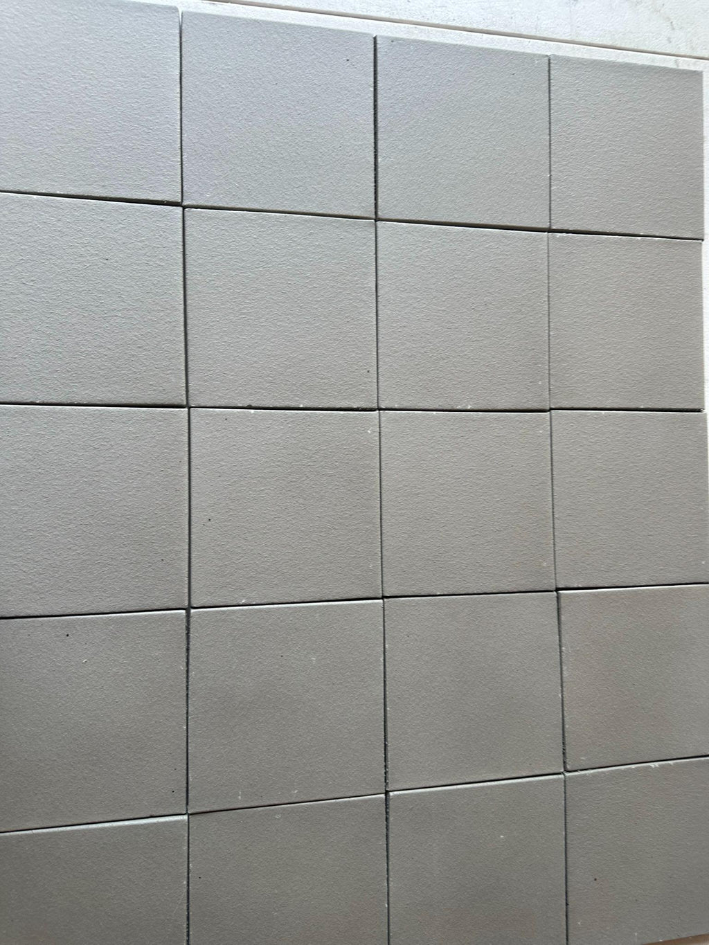 6"x6" Quarry Tile- Grey Matte