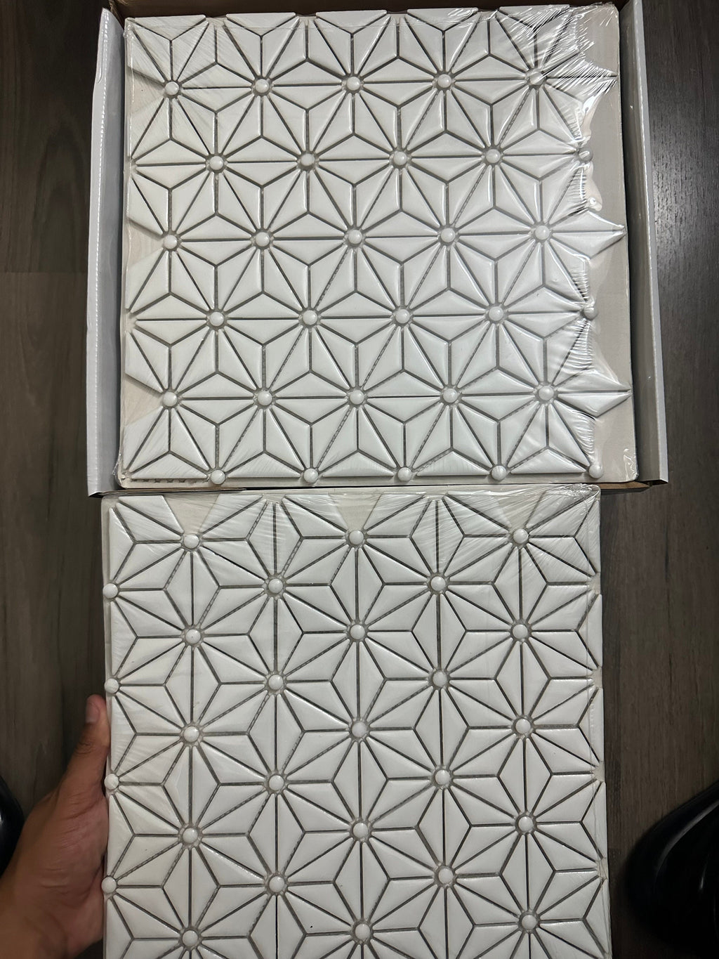 White Porcelain Tile Mosaic