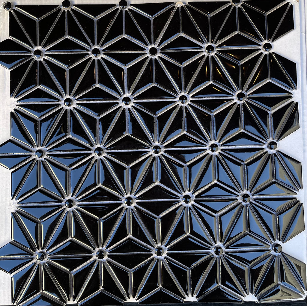 Black Porcelain Tile Mosaic