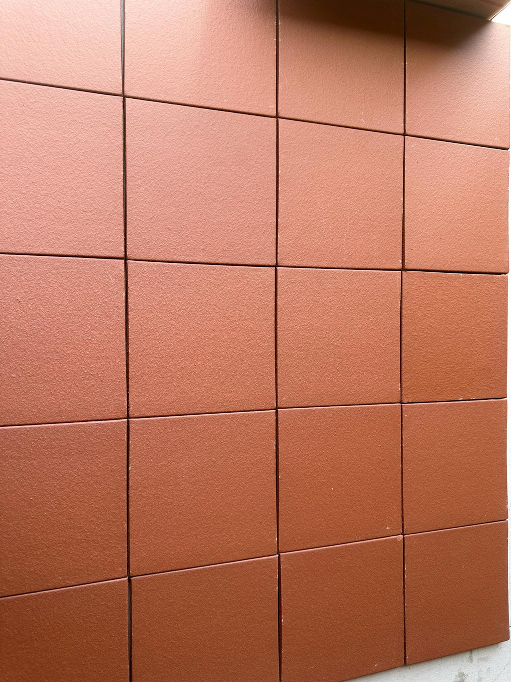 6"x6" Quarry Tile- Red Matte