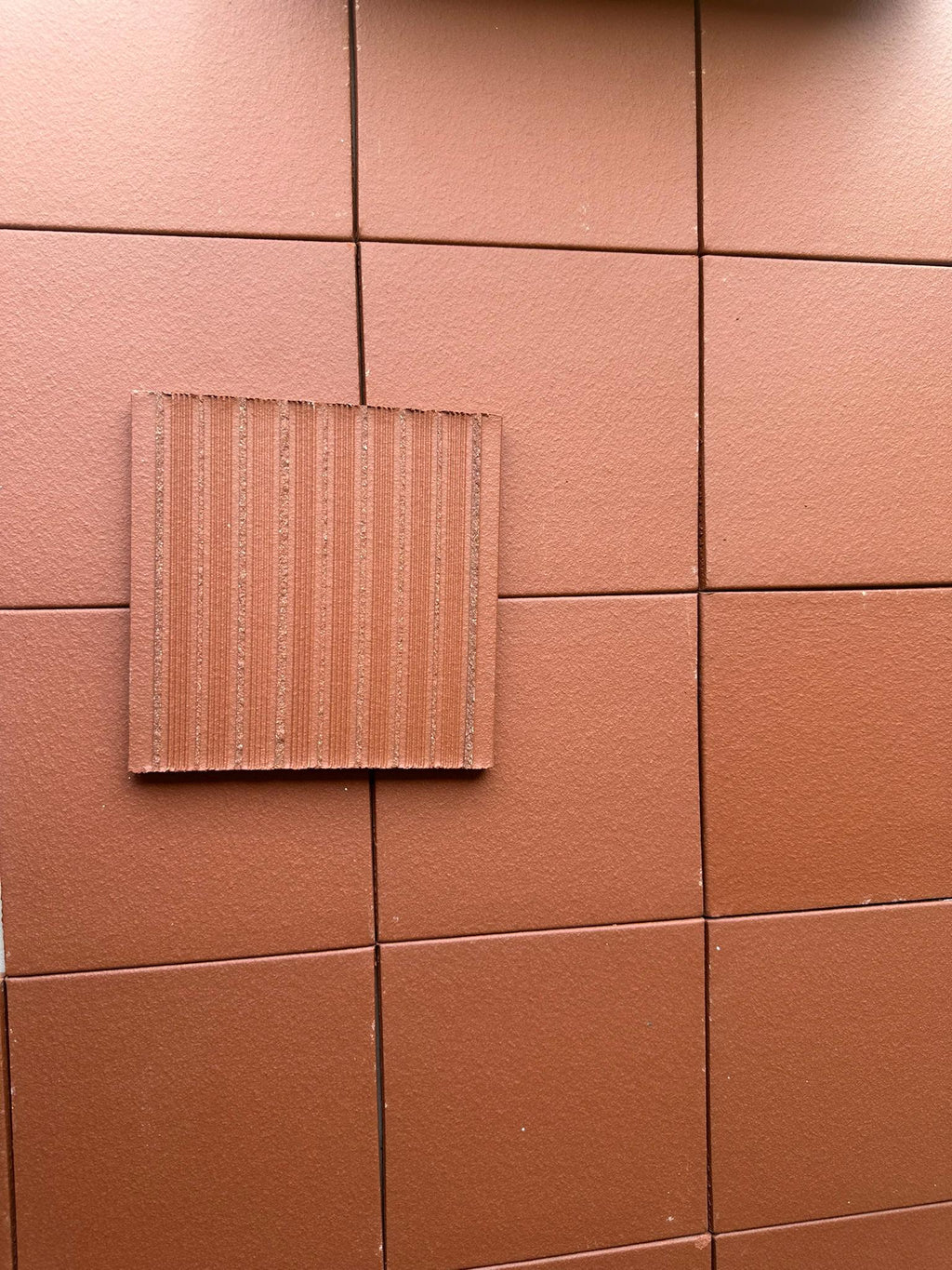 6"x6" Quarry Tile- Red Matte