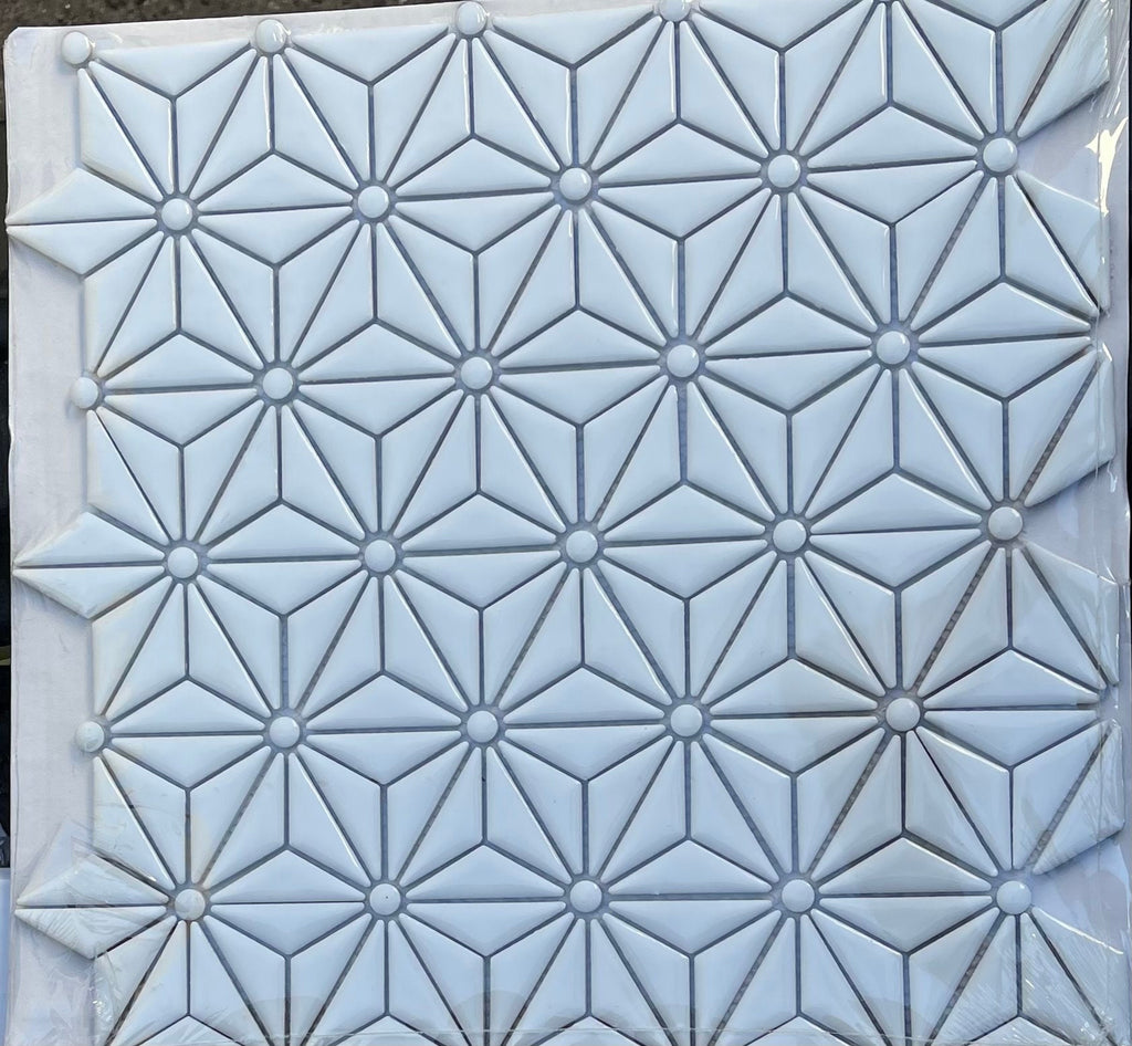 White Porcelain Tile Mosaic