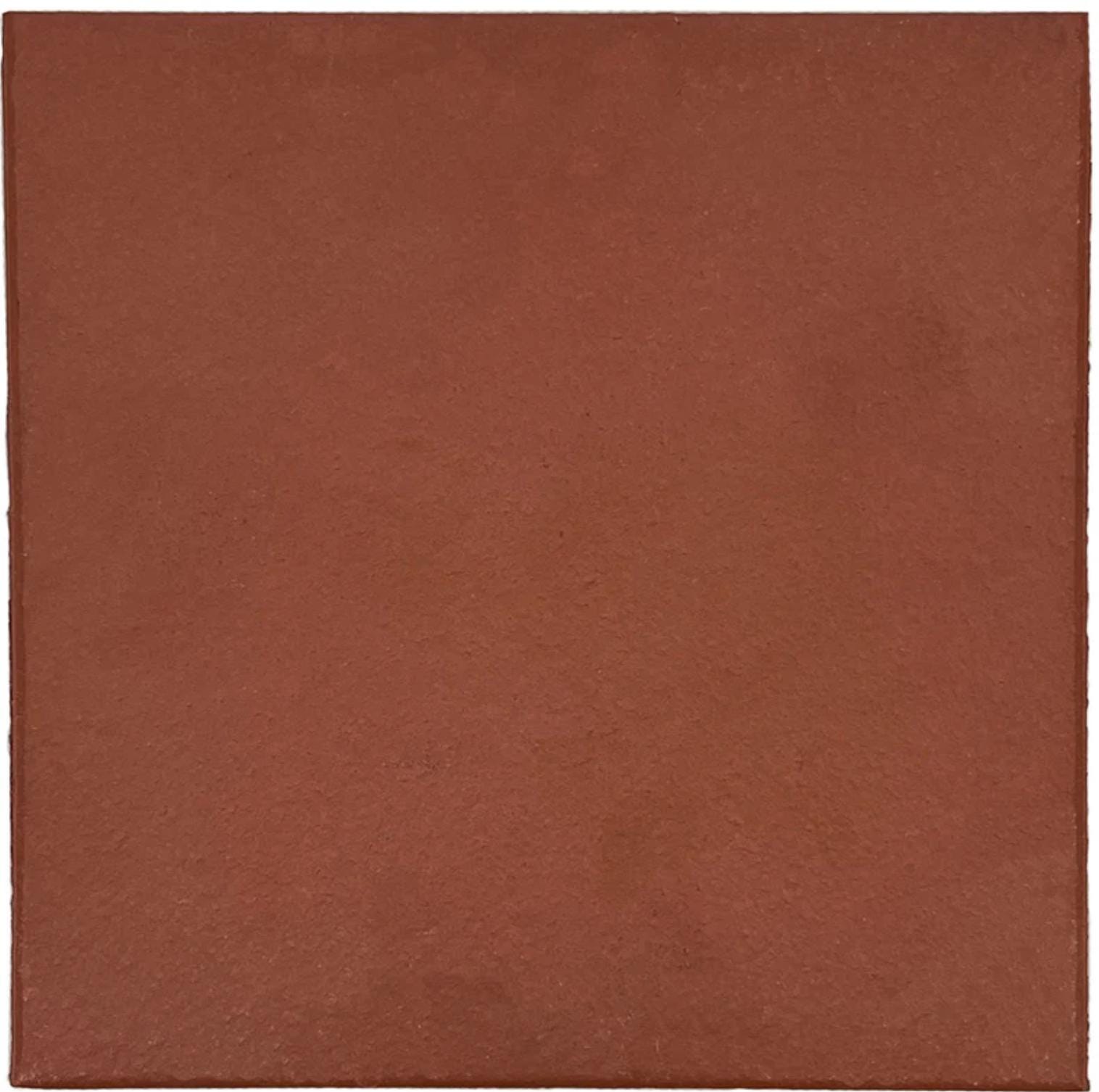 6"x6" Quarry Tile- Red Matte