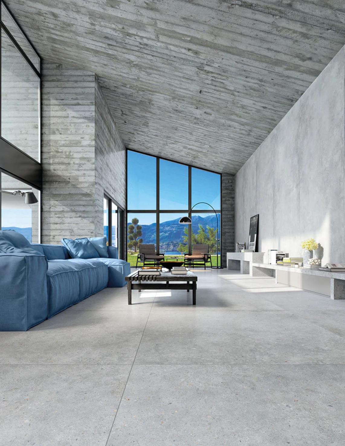 48x48 Cementi- Gris Large Format Matte Finish Porcelain Tile