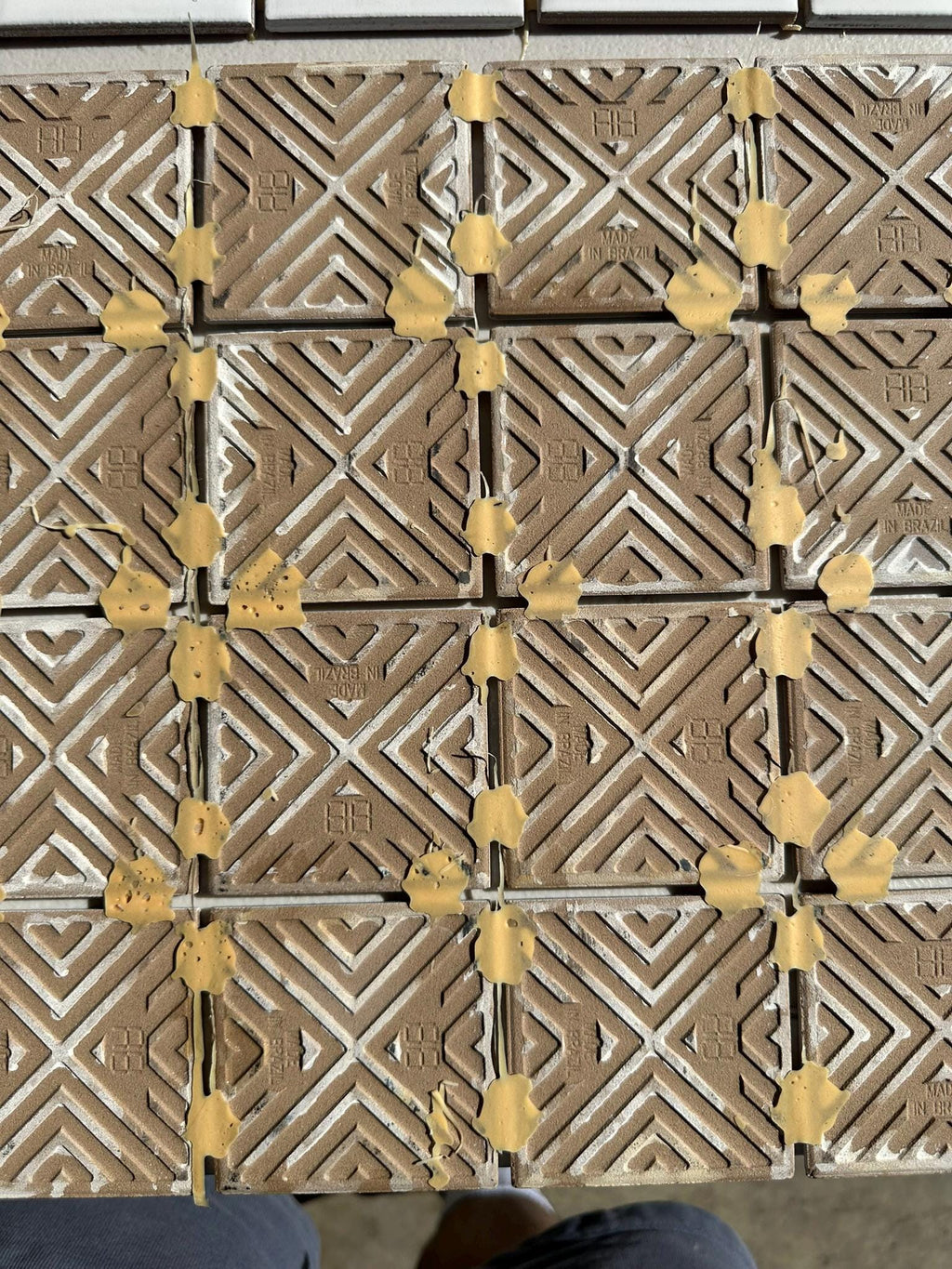 White Glossy Pool Tile Porcelain Mosaic on 12x12 Sheet