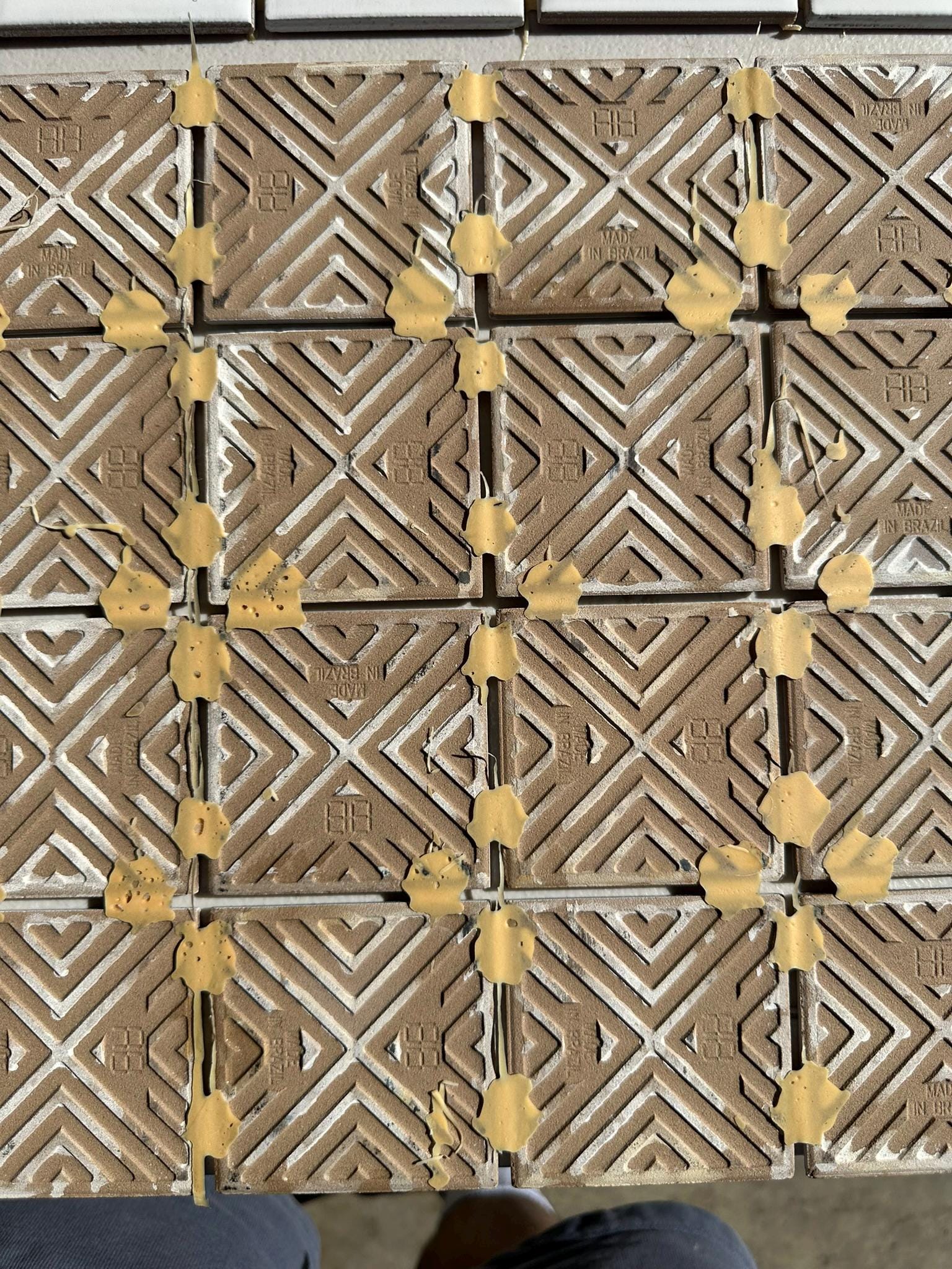 White Glossy Pool Tile Porcelain Mosaic on 12x12 Sheet