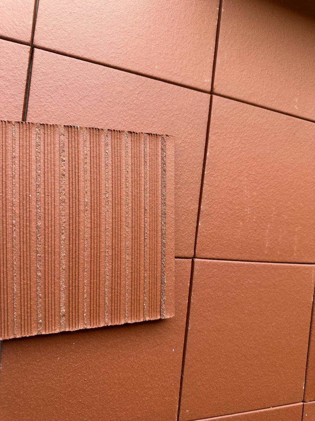 6"x6" Quarry Tile- Red Matte