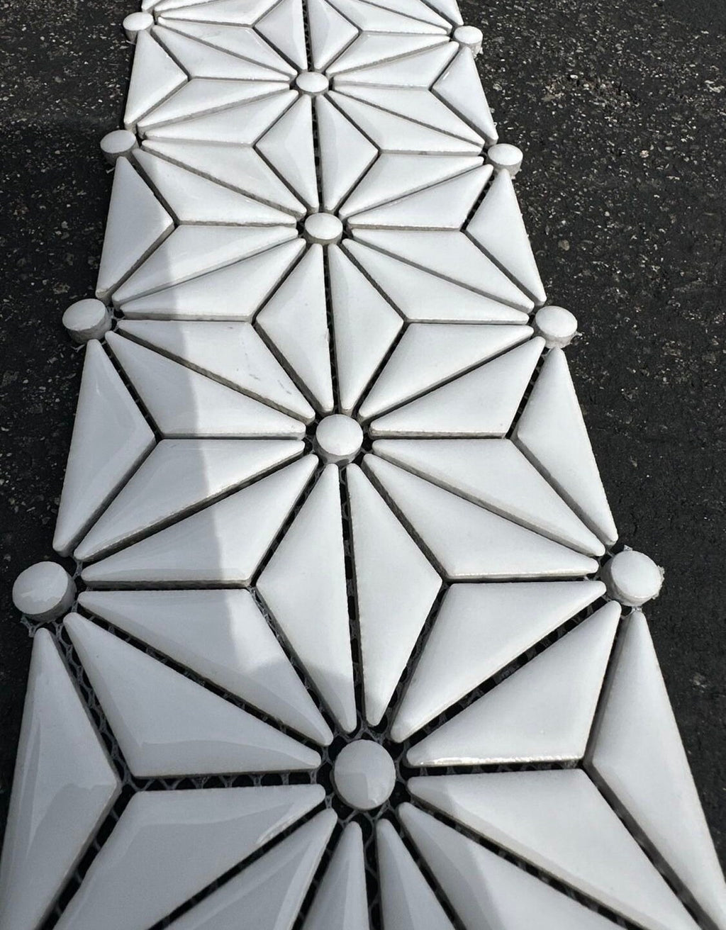 White Porcelain Tile Mosaic