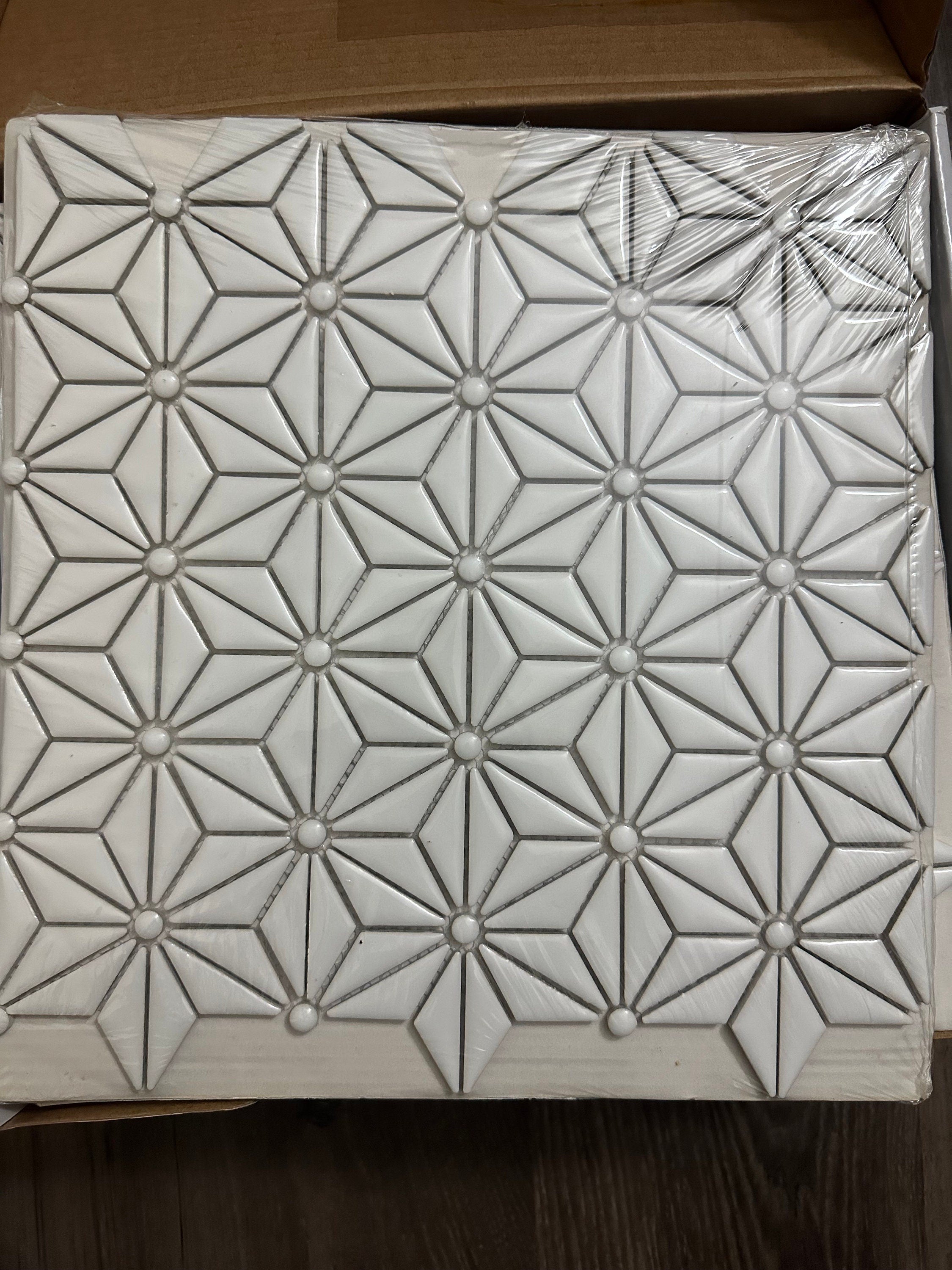 White Porcelain Tile Mosaic