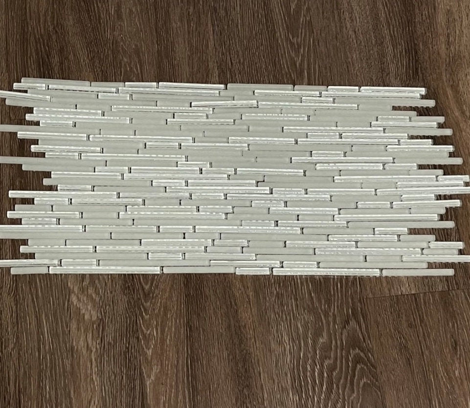 White Linear Mosaic