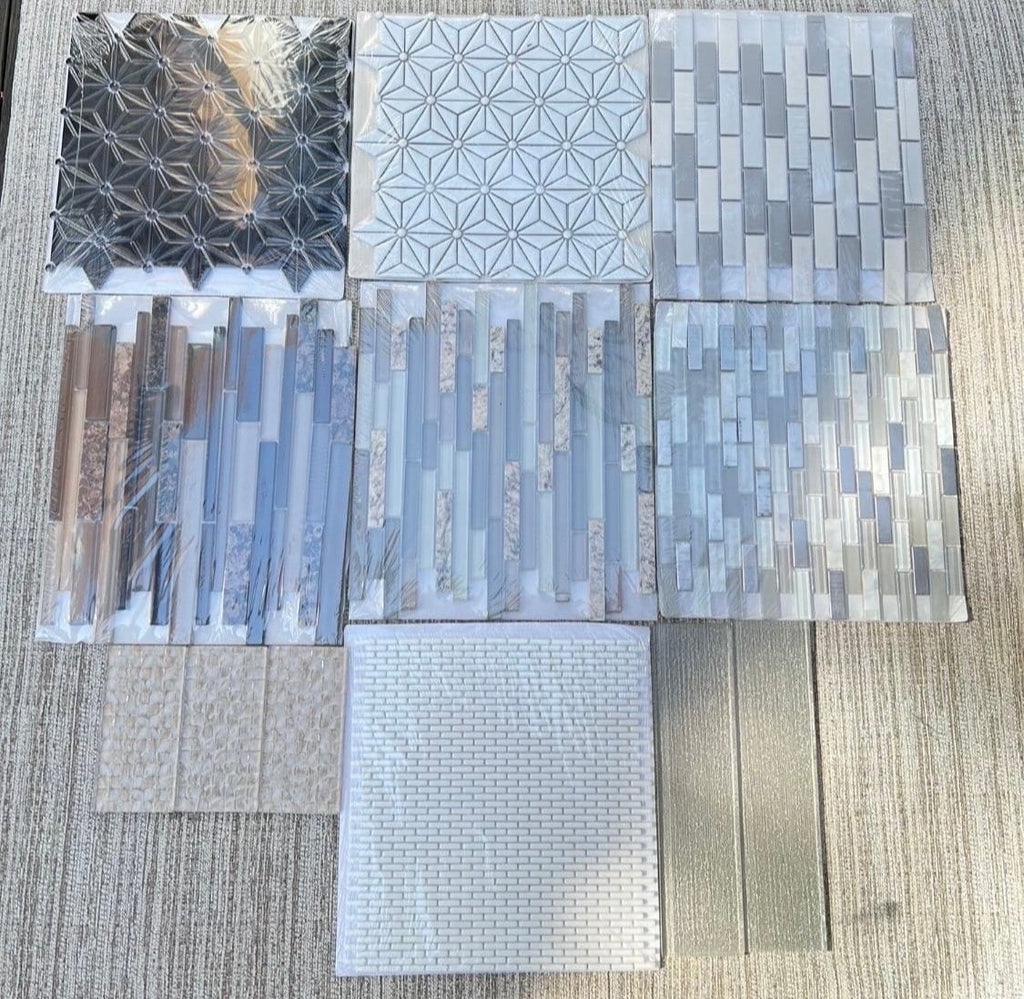 White Porcelain Tile Mosaic