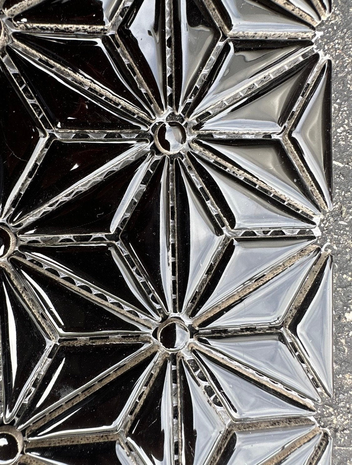 Black Porcelain Tile Mosaic