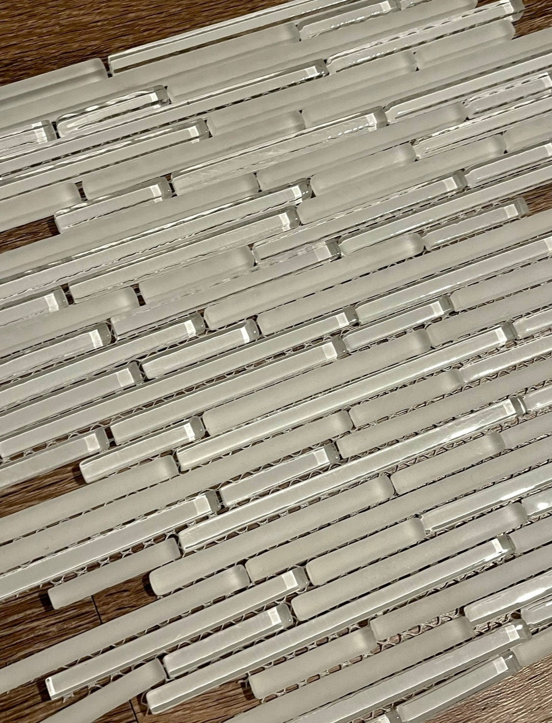 White Linear Mosaic