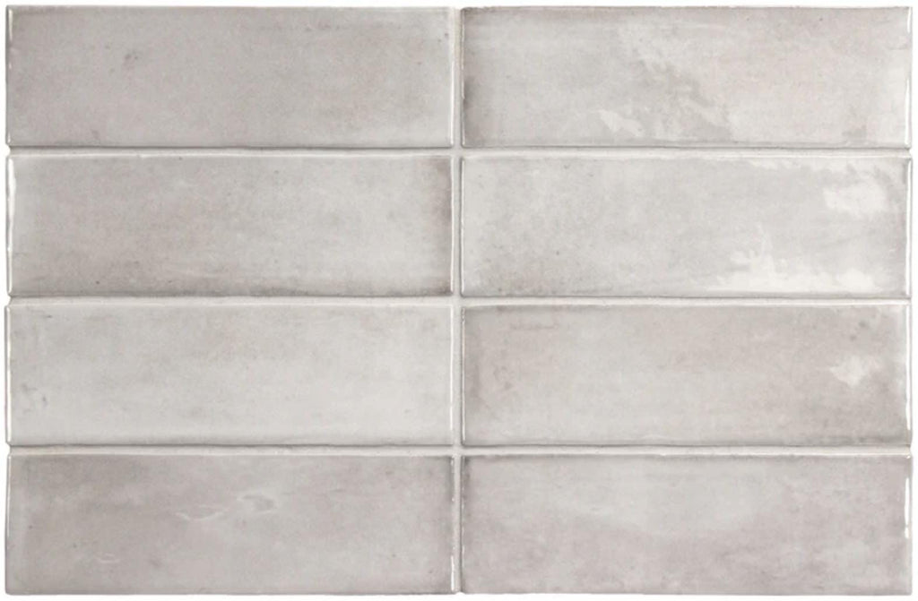 Porcelain Subway Tile Gray Glossy or Matte (Spain) 2x6 Floor or Wall