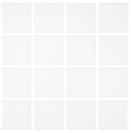 White Glossy Pool Tile Porcelain Mosaic on 12x12 Sheet